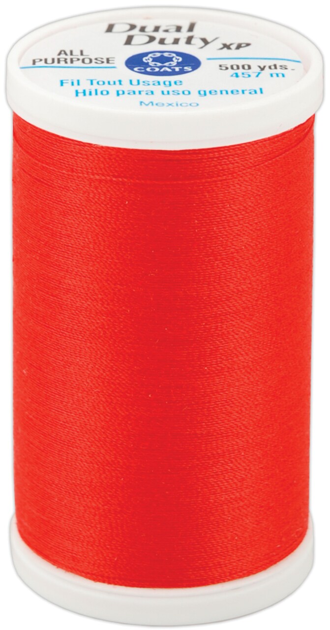 Coats Dual Duty XP General Purpose Thread 500yd-Atom Red